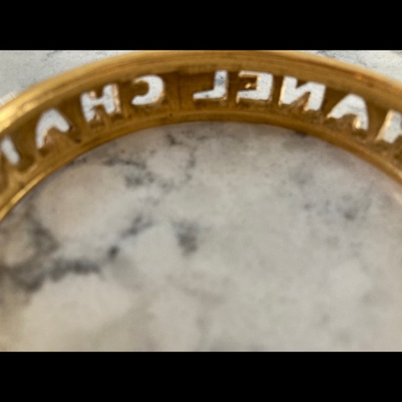 CHANEL Cutout Letters Bangle Bracelet circa 1984 - Picture 9 of 11